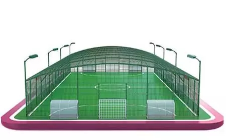 五人制笼式足球场场地尺寸规格